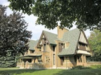 בית מגורים שתכנן פרנק לויק רייט. / צילום: שאטרסטוק