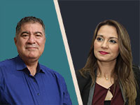 יפעת שאשא ביטון וראול סרוגו / צילום: איל יצהר, גלובס