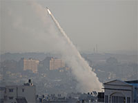 ירי רקטות לעבר מישראל לאחר חיסולו של בהאא אבו על-עטא / צילום: רויטרס