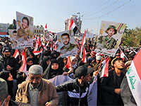 הפגנות בבגדאד נגד השלטון / צילום: רויטרס
