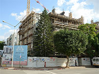 פרויקט תמ"א 38, רחוב לוי אשכול, פינת התמר, קרית אונו / צילום: איל יצהר, גלובס