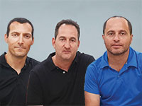 מייסדי Skyformation: נדב לביא, אסף ברקן ואורי בן דור  / צילום: Sumo creative, 
