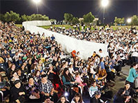 מחיצת ההפרדה בהופעה בעפולה / צילום: שלומי גבאי, וואלה!  NEWS