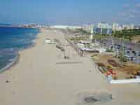 אתר הבנייה של המלון בחוף "לידו"./ צילום: דויד אסייג