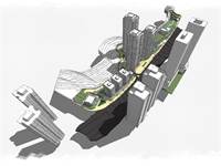 הדמיה לתוכנית בנייה במתחם אמת המים בדרך חברון ירושלים / צילום: משרד אדריכלים ארי כהן