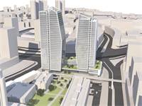 מתחם מסחר ותעסוקה בגן הטכנולוגי מלחה / הדמיה: גטי מלחה ירושלים, יח"צ