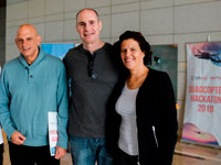 יעל יגרמן לביא, אהרון אהרון ורם לוינסון/  צילום: יוליה ברזינה