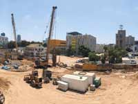 השטח שבו יבנה פרויקט יונייטד שרונה/  צילום: יניב אלמליח, יח"צ