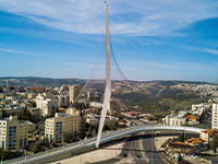 גשר המיתרים, ירושלים / צילום: shutterstock