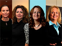 עפרה שטראוס, אסתר אלדן, אורית לרר, עזריאלי דנה  /צילום: סיון פרג', תמר מצפי, איל יצהר	