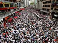 תהלוכת הענק בהונג קונג/  צילום: רויטרס, Tyrone Siu