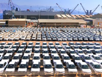 רכבים חדשים בנמל אילת / צילום: shutterstock