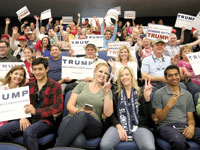 אסיפת בחירות של טראמפ./ צילום:  Shutterstock א.ס.א.פ קריאייטיב