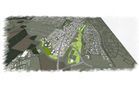 הדמיית תוכנית סירקין/ הדמיה: רשות מקרקעי ישראל