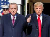 הנשיא דונלד טראמפ ונשיא טורקיה רג'פ טאיפ ארדואן / צילום: רויטרס