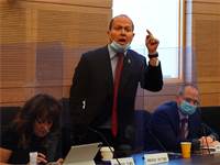 ח"כים עודד פורר, ניר ברקת וקתי שטרית בוועדת הכספים / צילום: עדינה ולמן, דוברות הכנסת