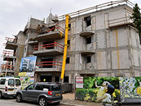 פרויקט תמ"א 38 בביצוע בקרית ביאליק / צילום: פאול אורלייב