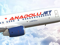 מטוס של ANADOLU JET, מותג הלואו קוסט של טורקיש איירליינס / צילום: אתר החברה