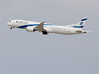 מטוס של אל על ממריא משדה תעופה בן גוריון / צילום: Ariel Schalit, Associated Press