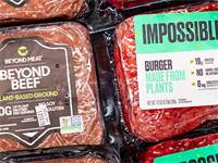 תחליפי הבשר "אימפוסיבל" ו"ביונד מיט" / צילום: shutterstock, שאטרסטוק