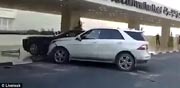 צעיר ריסק מרצדס ברולס רוייס, קטאר, תאונת דרכים, ויראלי / צילום: וידאו