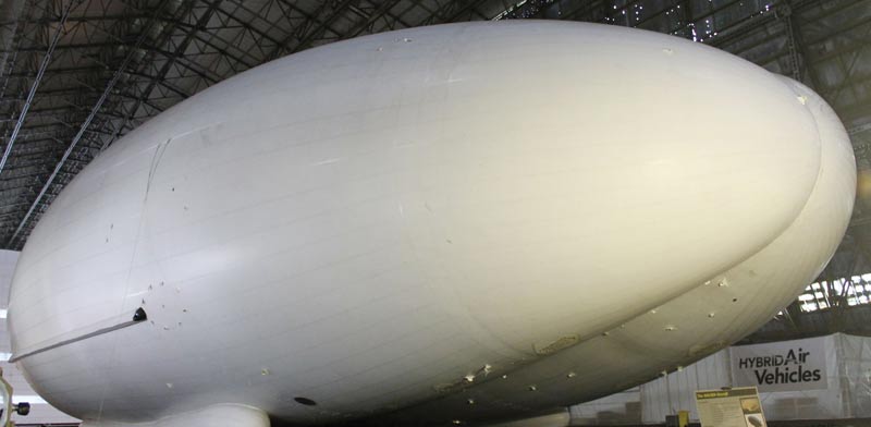 כלי טיס הגדול ביותר בעולם, "הלוויתן המעופף", בריטניה / צילום: וידאו