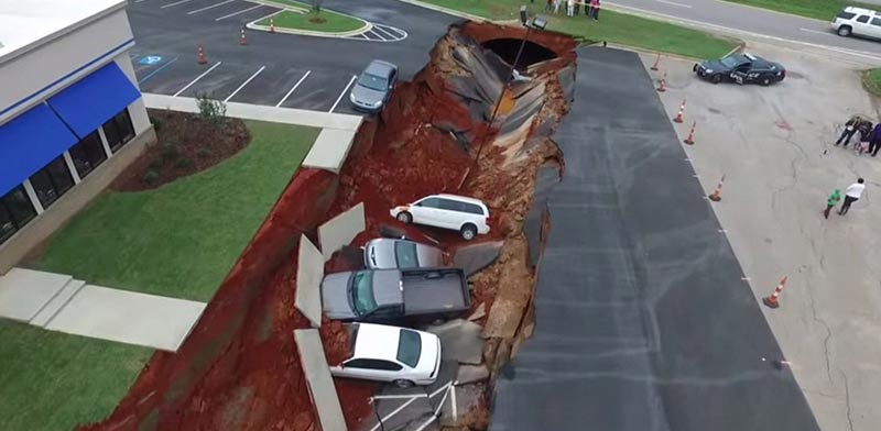 בולען מיסיסיפי ארה"ב / צילום: מהוידאו