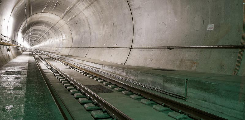המנהרה הארוכה בעולם/ צילום: מהוידאו