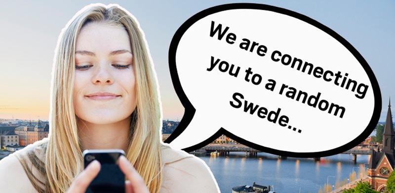 שיחה עם שוודי אקראי, קמפיין לעידוד התיירות בשוודיה / צילום: וידאו