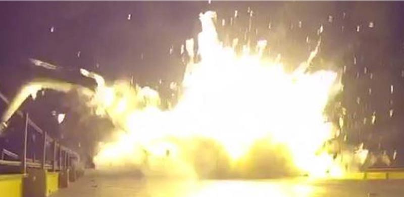 חברת SpaceX טילים לחלל, התרסקות, אלון מאסק / צילום: וידאו