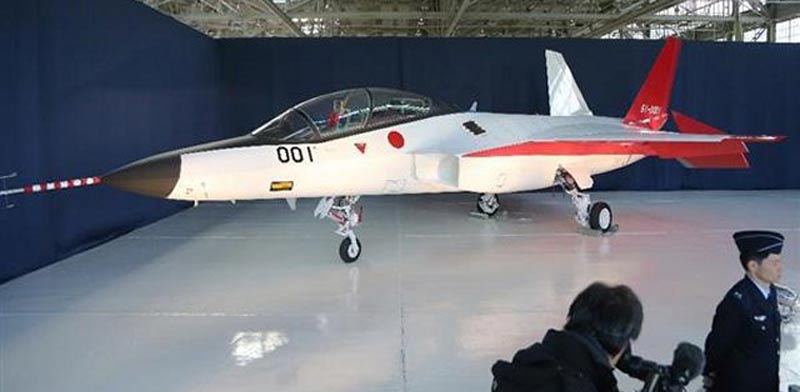 מטוס חמקן יפני  X-2 stealth fighter / צילום: וידאו