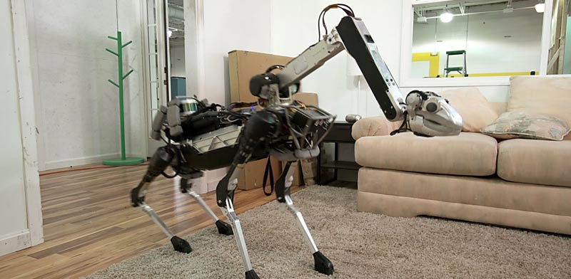 רובוט משרת ביתי, גוגל, בוסטון דיינמיקס / צילום: וידאו