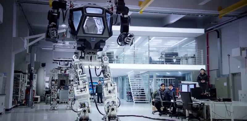 רובוט ענק קוריאה/ צילום: מהוידאו