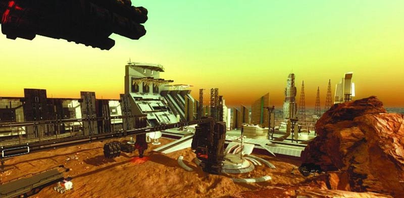 עיר על המאדים , דובאי/ קרדיט: מתוך הוידאו