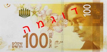 שטרות העשרים ומאה השקלים החדשים נחשפים