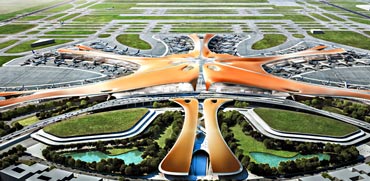 שדה התעופה הגדול בעולם / צילום: הדמיה מתוך הוידאו