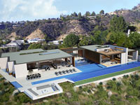 אחוזה בבוורלי הילס / צילום: מוידאו 