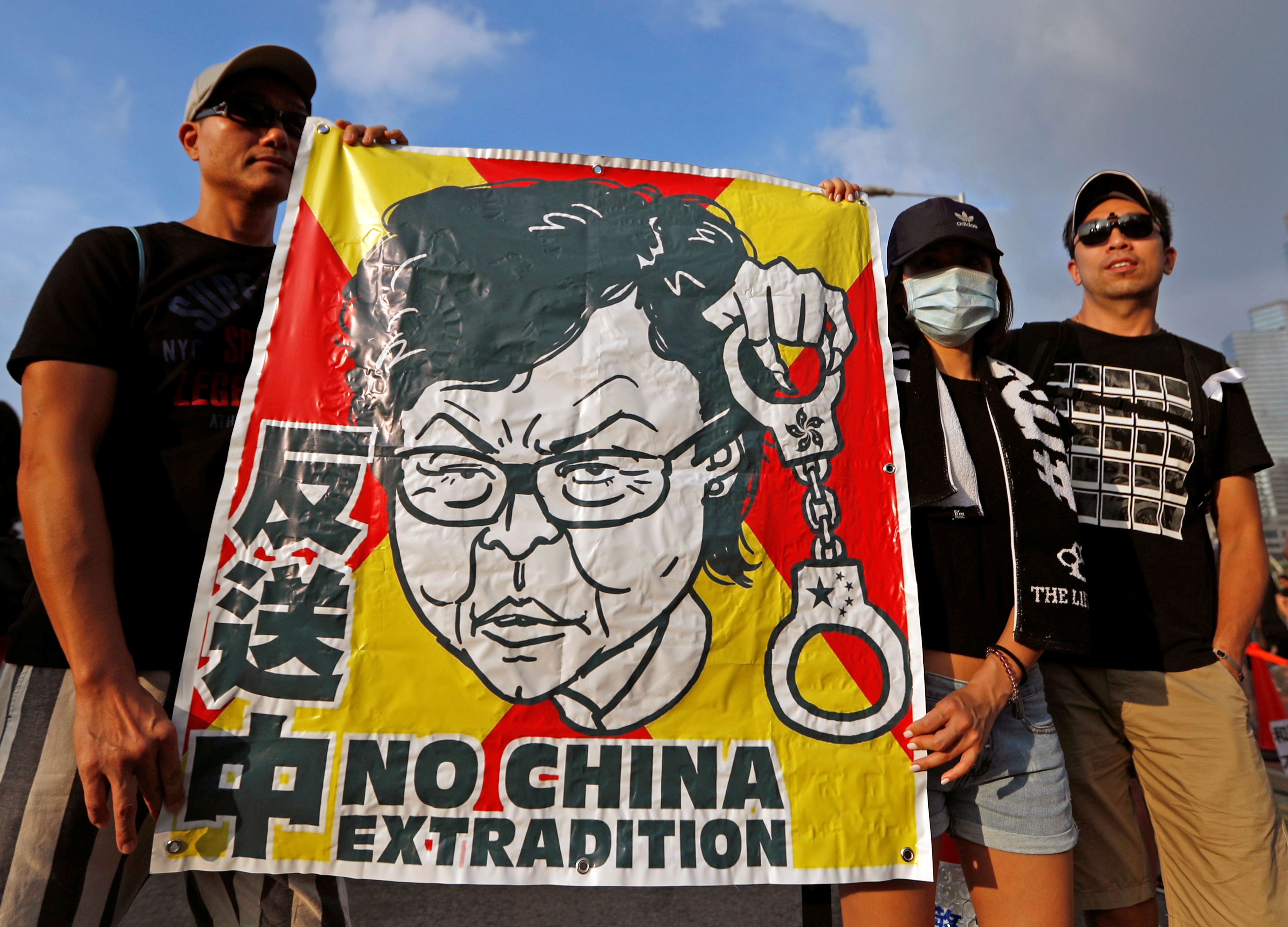 הפגנת ענק נגד מנהיגת הונג קונג / צילום: צילום: Jorge Silva, רויטרס