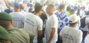  הפגנה של עובדי נמל חיפה / צילום: שי ניב