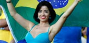 אוהדת נבחרת ברזיל בכדורגל / צלם: רויטרס 