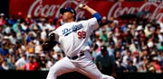 היום ג'ין ריו שחקן בייסבול לוס אנג'לס דודג'רס / צילום: רויטרס