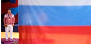 דגל רוסיה מונף במהלך אולימפיאדת לונדון 2012 / צלם: רויטרס
