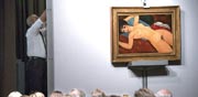 הציור של מודיליאני מוצג במכירה / צילום: רויטרס