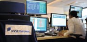 בורסת NYSE Euronext בפריס / צילום: רויטרס