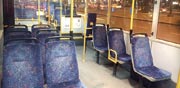 אוטובוסים ריקים / צילום: מירב מורן