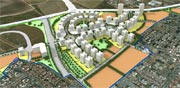  3,900 דירות חדשות ברמלה/הדמיה:רשות מקרקעי ישראל