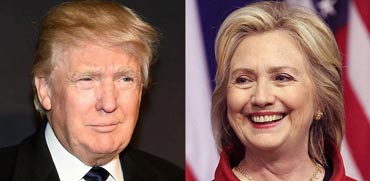דונלד טראמפ והילארי קלינטון, בחירות ארה``ב / צילום: וידאו