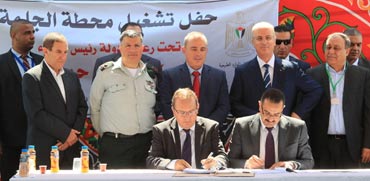 הסכם מסחרי ראשון בין חברת החשמל לרשות הפלסטינית להגדלת אספקת החשמל באזור ג'נין / צילום: יוסי וייס.