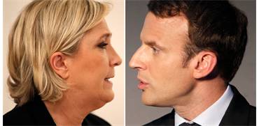 בחירות צרפת, עמנואל מקרון ומארין לה פן יתמודדו בסיבוב שני (צילום: רויטרס)
