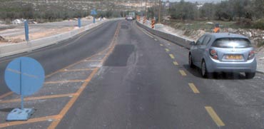 הקטע הבעייתי בכביש / צילום: דוברות נתיבי ישראל